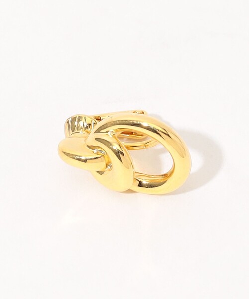 PHILIPPE AUDIBERT（フィリップ オーディベール）の「【別注】PHILIPPE AUDIBERT Double Circle イヤリング（イヤリング・レディース・ゴールド・FREE）」の4枚目の写真