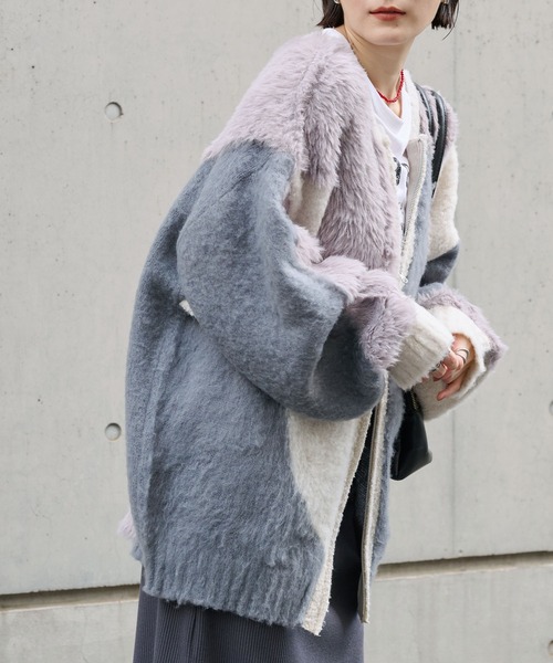 セール】【ウォッシャブル】2WAY ふわもこボリューム シャギーMIX