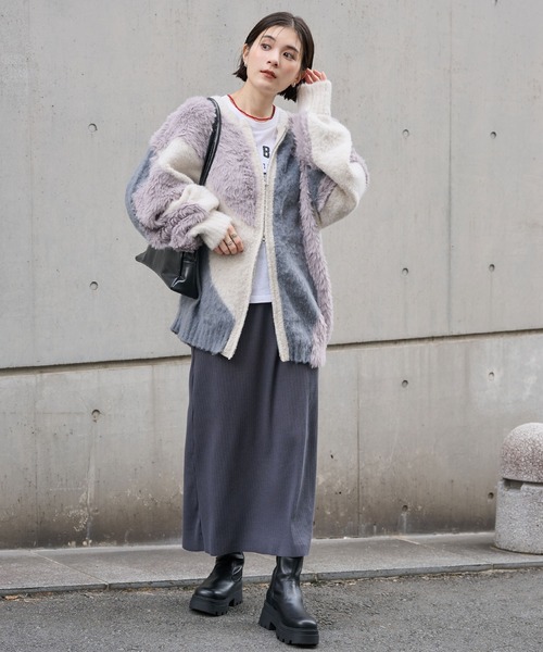 ウォッシャブル】2WAY ふわもこボリューム シャギーMIX ダブル