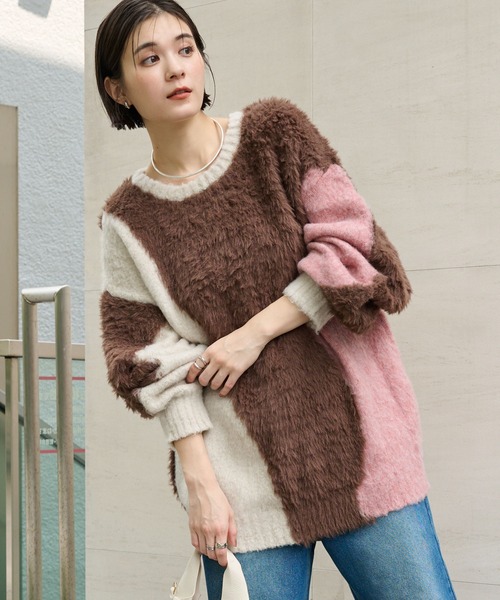 rosymonster】ふわもこハンドニットカーディガン ロージーモンスター