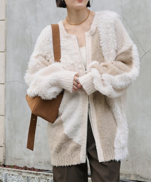 セール】【ウォッシャブル】2WAY ふわもこボリューム シャギーMIX