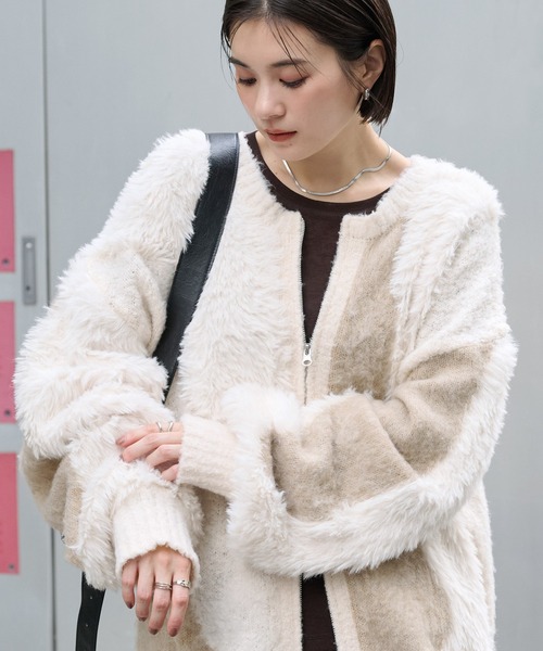 セール】【ウォッシャブル】2WAY ふわもこボリューム シャギーMIX