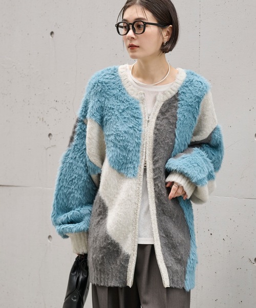 セール】【ウォッシャブル】2WAY ふわもこボリューム シャギーMIX