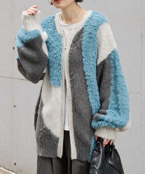 セール】【ウォッシャブル】2WAY ふわもこボリューム シャギーMIX