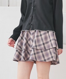 ミニティアードスカート