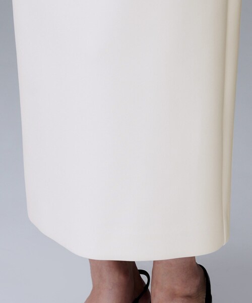 UNTITLED（アンタイトル）の「【セットアップ可/洗える/ウエストゴム】ダンボールジャージスカート（スカート・レディース・アイボリー/チャコールグレー/ブラック・03/02/00/04/01/42/44/46/48/50）」の10枚目の写真