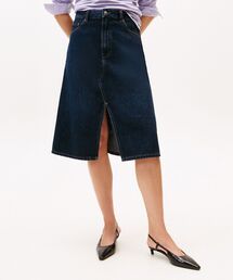 TOMMY HILFIGER | デニムミロビロウニースカート(スカート)