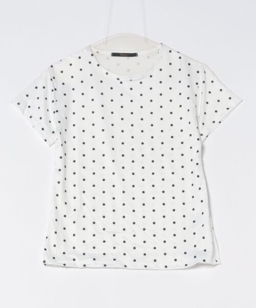 Ritzy(リッツィー)の「ドット柄 Tシャツ(Tシャツ/カットソー・レディース・ホワイト/ブラック/グレー・FREE)」の11枚目の写真