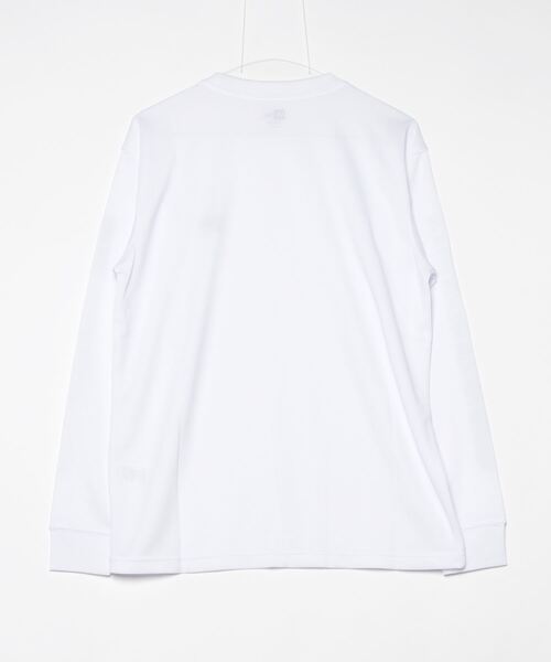 NEW ERA（ニューエラ）の「ニューエラ  LS TECH TEE（Tシャツ/カットソー・メンズ・ホワイト・M/L/LL）」の2枚目の写真
