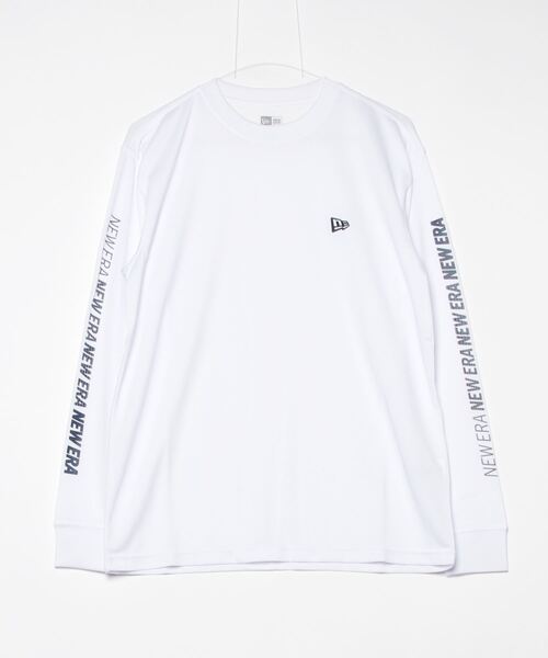 NEW ERA（ニューエラ）の「ニューエラ  LS TECH TEE（Tシャツ/カットソー・メンズ・ホワイト・M/L/LL）」の9枚目の写真