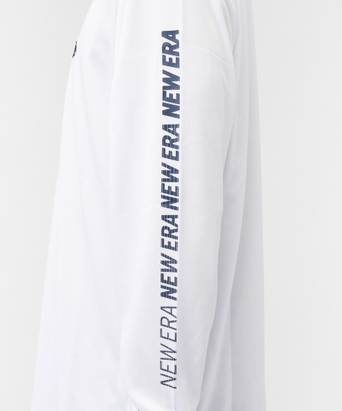 NEW ERA（ニューエラ）の「ニューエラ  LS TECH TEE（Tシャツ/カットソー・メンズ・ホワイト・M/L/LL）」の6枚目の写真