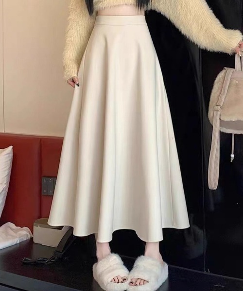 SallyLunn(サリーラン)の「エレガントミディアムスカート(スカート・レディース・ブラック/アイボリー・LARGE/MEDIUM)」の5枚目の写真
