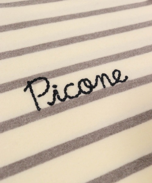 Picone CLUB(ピッコーネクラブ)の「【メンズ】ボーダー柄起毛ハイネックプルオーバー(その他トップス・メンズ・ホワイト×グレー/ブラック×ホワイト・L/LL)」の5枚目の写真