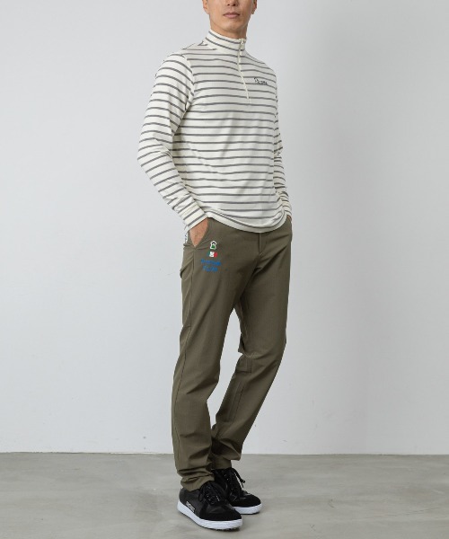 Picone CLUB(ピッコーネクラブ)の「【メンズ】ボーダー柄起毛ハイネックプルオーバー(その他トップス・メンズ・ホワイト×グレー/ブラック×ホワイト・L/LL)」の16枚目の写真