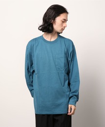 USAコットン ヘビーウェイト 胸ポケット 袖リブ サイドスリット ビッグロングTシャツ NEOSARTIC