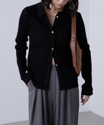 FREE'S MART | 【MFM】金ボタン襟リブニット(ニット/セーター)