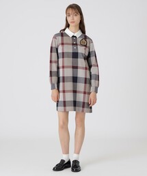 BLUE LABEL CRESTBRIDGE ワンピース ベージュ BLUE LABEL CRESTBRIDGE ワンピース ソフトチュールセットドレス