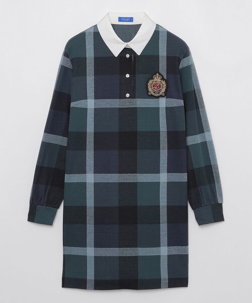 クレストブリッジチェックジャカードジャージードレス（ワンピース