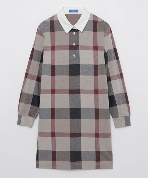 ブルーレーベル ⭐︎クレストブリッジチェックジャカードジャージードレス ワンピース BLUE LABEL CRESTBRIDGE（ブルーレーベルクレストブリッジ