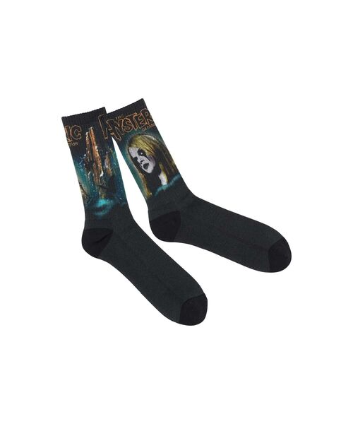 HYSTERIC GLAMOUR（ヒステリックグラマー）の「DARK SIDE WOMAN スポーツソックス（ソックス/靴下・メンズ・ブラック・FREE）」の2枚目の写真