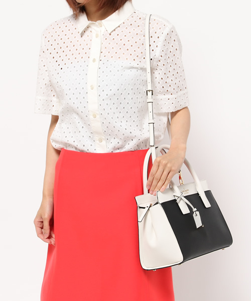 kate spade new york（ケイトスペード ニューヨーク）の「キャメロンストリート スモールキャンダス（ショルダーバッグ・レディース・ブラック系その他・ONESIZE）」の6枚目の写真