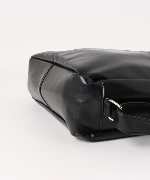 Burner(バーナー)の「【OKUOKU 0909】2WAY ソフトレザーショルダーバッグ oku-bag-5-27(ショルダーバッグ・レディース・ブラック/ブラウン・FREE)」の5枚目の写真