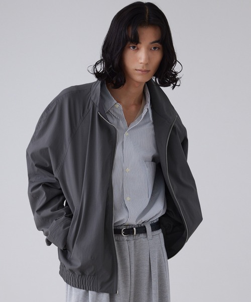 LUENNA】Nylon Stand Collar Blouson / ナイロン スタンドカラー
