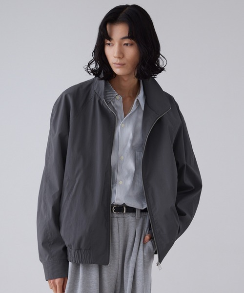 セール】【LUENNA】Nylon Stand Collar Blouson / ナイロン スタンド