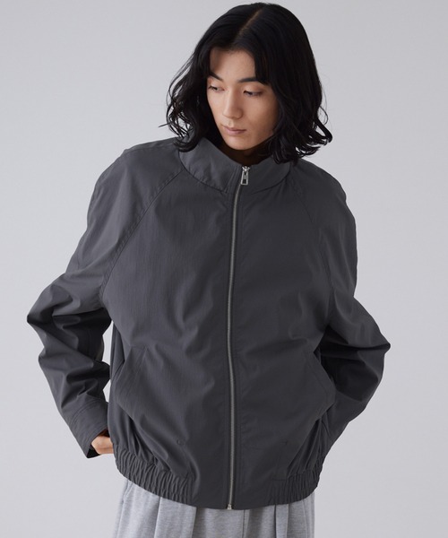 LUENNA】Nylon Stand Collar Blouson / ナイロン スタンドカラー