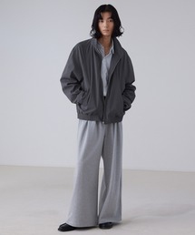 LUENNA（ルエナ）の「【LUENNA】Nylon Stand Collar Blouson / ナイロン スタンドカラー ブルゾン（ナイロンジャケット）」