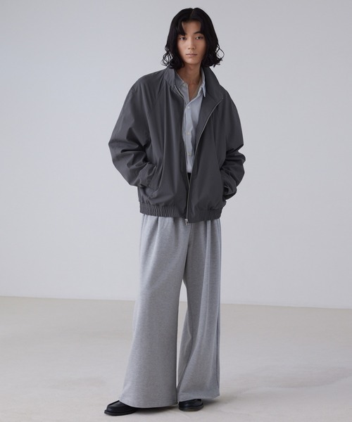 LUENNA】Nylon Stand Collar Blouson / ナイロン スタンドカラー