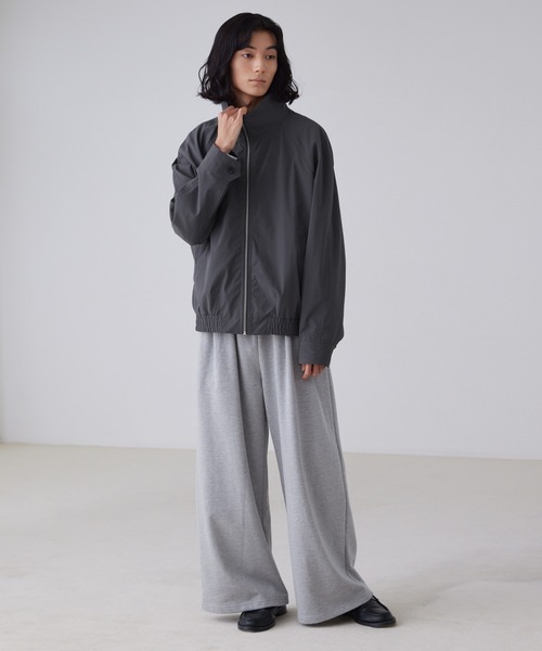 セール】【LUENNA】Nylon Stand Collar Blouson / ナイロン スタンド