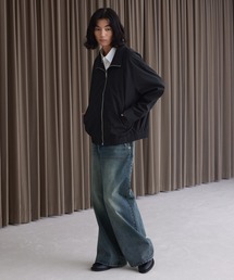 LUENNA（ルエナ）の「【LUENNA】Nylon Stand Collar Blouson / ナイロン スタンドカラー ブルゾン（ナイロンジャケット）」