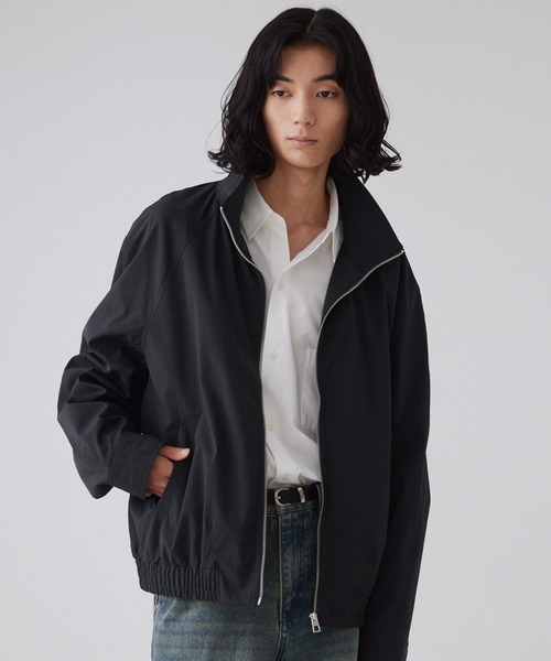 LUENNA】Nylon Stand Collar Blouson / ナイロン スタンドカラー