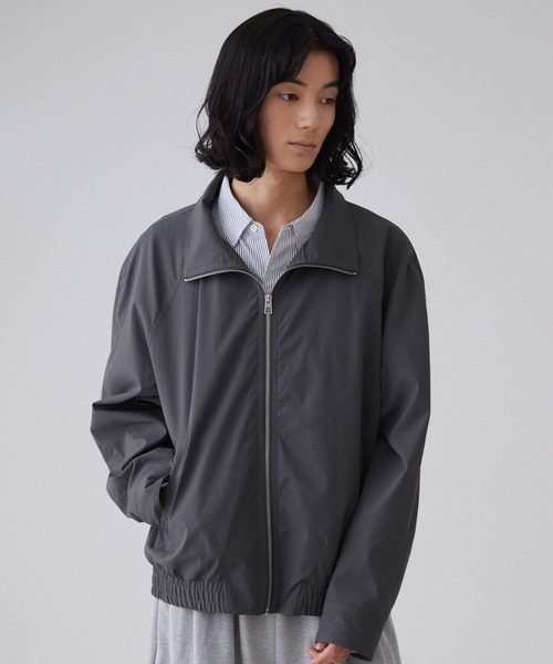 LUENNA】Nylon Stand Collar Blouson / ナイロン スタンドカラー