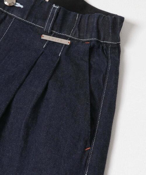 THE GOODLAND MARKET（ザグッドランドマーケット）の「cwtch　ORGANIC DENIM HARF PANTS（デニムパンツ・レディース・インディゴブルー・SMALL/MEDIUM）」の18枚目の写真