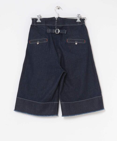 THE GOODLAND MARKET（ザグッドランドマーケット）の「cwtch　ORGANIC DENIM HARF PANTS（デニムパンツ・レディース・インディゴブルー・SMALL/MEDIUM）」の19枚目の写真