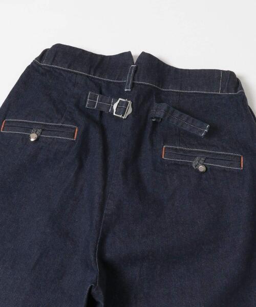 THE GOODLAND MARKET（ザグッドランドマーケット）の「cwtch　ORGANIC DENIM HARF PANTS（デニムパンツ・レディース・インディゴブルー・SMALL/MEDIUM）」の20枚目の写真