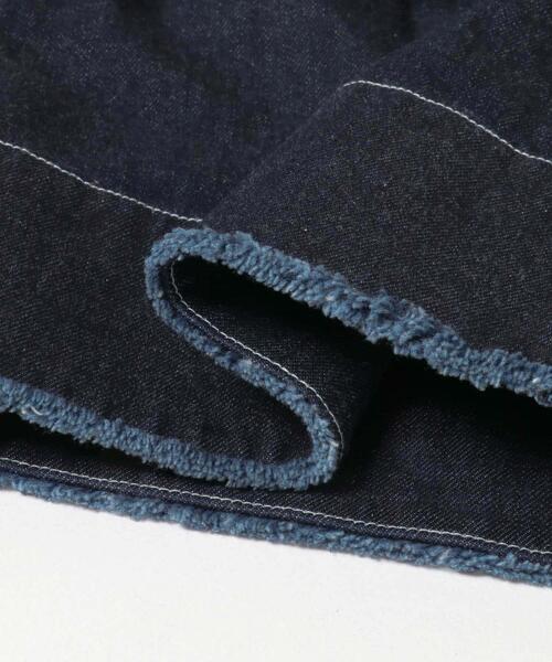 THE GOODLAND MARKET（ザグッドランドマーケット）の「cwtch　ORGANIC DENIM HARF PANTS（デニムパンツ・レディース・インディゴブルー・SMALL/MEDIUM）」の21枚目の写真