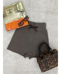 MURUA | リブニットキュロット【ショートパンツ】(その他パンツ)