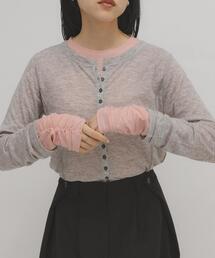 KBF（ケイビーエフ）の「バイカラーレイヤードカットソー（Tシャツ/カットソー）」