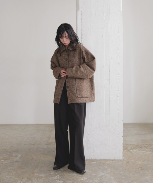 MOTOR ヘリンボーン　カバーオールジャケット MOTOBLOG: MOTOR カバーオール & ヘリンボーントラウザー 再入荷しました。