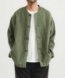 フレンチリネンブラッシュツイルカバーオール