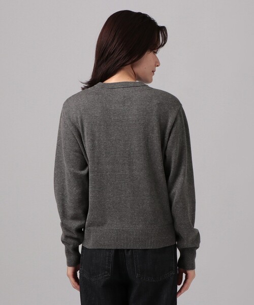 Afternoon Tea（アフタヌーンティー）の「タータンチェック柄くるみボタンカーディガン/Afternoon Tea Original Tartans（カーディガン/ボレロ・レディース・グレー/ネイビー/ベージュ・MEDIUM）」の6枚目の写真