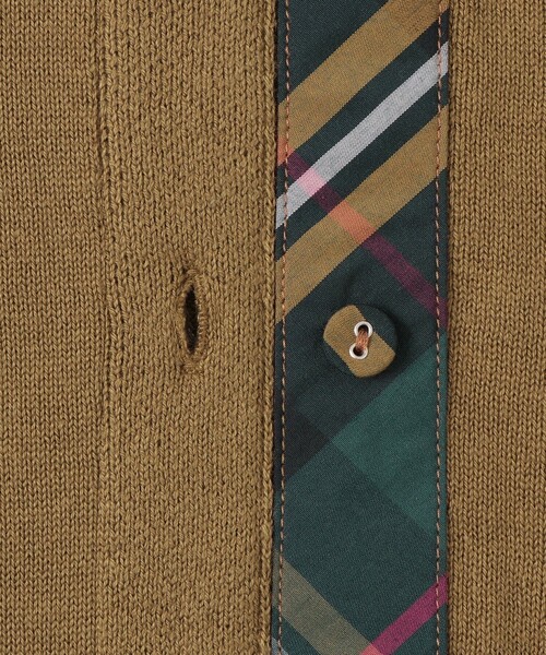 Afternoon Tea（アフタヌーンティー）の「タータンチェック柄くるみボタンカーディガン/Afternoon Tea Original Tartans（カーディガン/ボレロ・レディース・グレー/ネイビー/ベージュ・MEDIUM）」の14枚目の写真