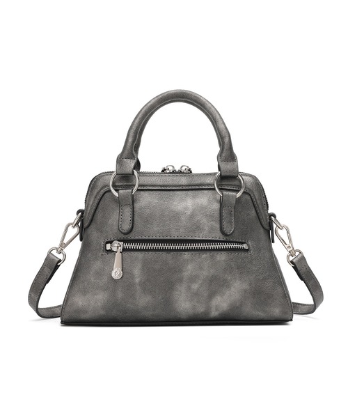 EVRIS（エヴリス）の「【EVRIS / エヴリス】 SUNNY　アンティークPU スモールボストンバッグ（ボストンバッグ・レディース・グレイッシュベージュ/シルバー/ブラック・FREE）」の9枚目の写真