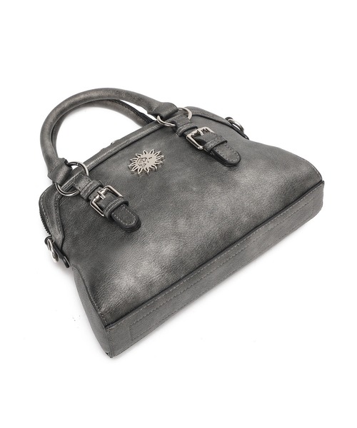 EVRIS（エヴリス）の「【EVRIS / エヴリス】 SUNNY　アンティークPU スモールボストンバッグ（ボストンバッグ・レディース・グレイッシュベージュ/シルバー/ブラック・FREE）」の10枚目の写真