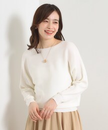 【手洗い可】アンジェリーナラメリブドルマンニット