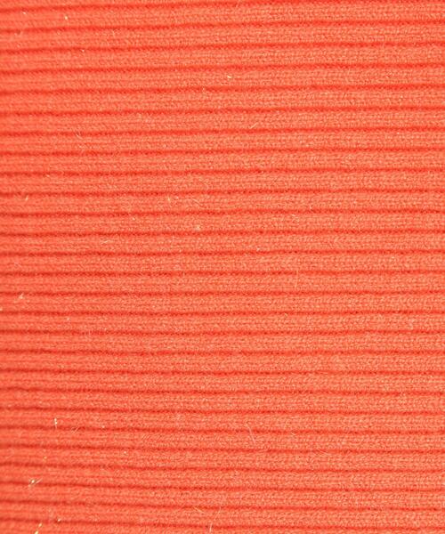 ITS'DEMO（イッツデモ）の「【手洗い可】アンジェリーナラメリブドルマンニット（ニット/セーター・レディース・グリーン系/ブラック/ライトオレンジ系/パープル系4/オフホワイト・00）」の22枚目の写真