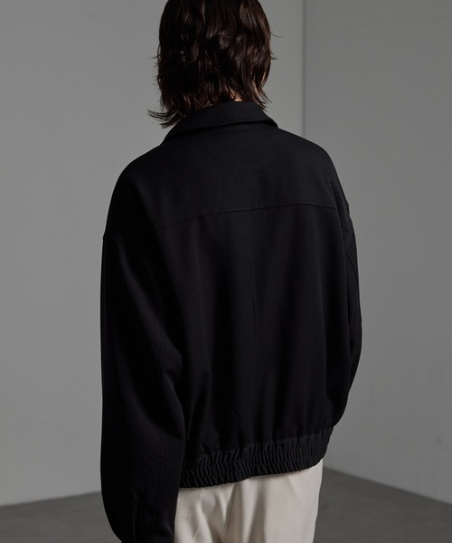 CIYOT（シヨウト）の「【CIYOT-シヨウト-】オーバーサイズショート丈襟付きダブルジップブルゾン（ブルゾン・メンズ・ブラック/グレー/ブラック系・S/M/L）」の10枚目の写真